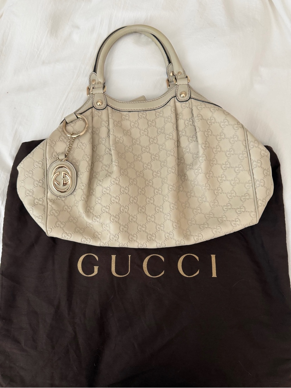 Gucci Sukey Guccissima Medium Leather Tote